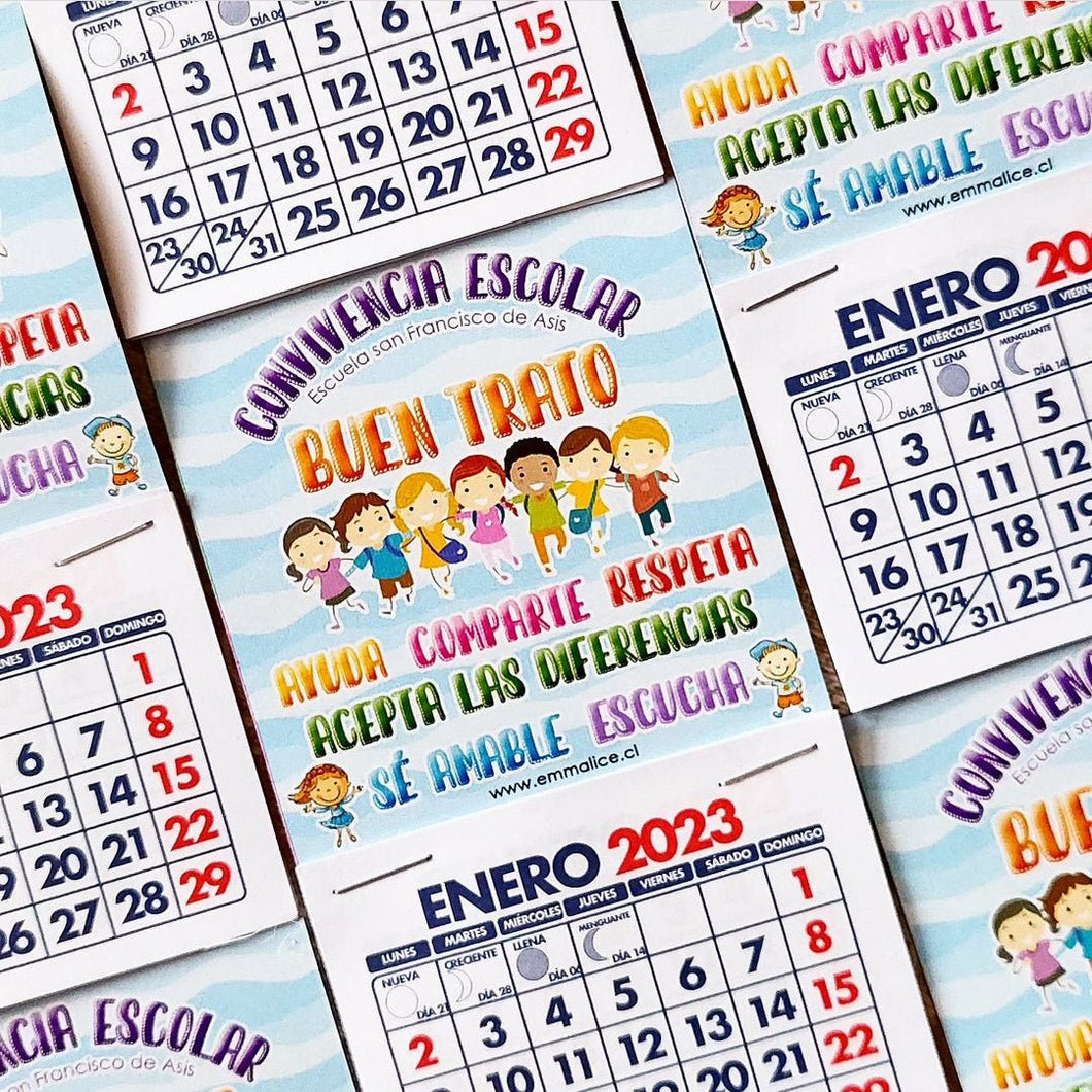 Calendario Imantado Personalizado - Emmalice